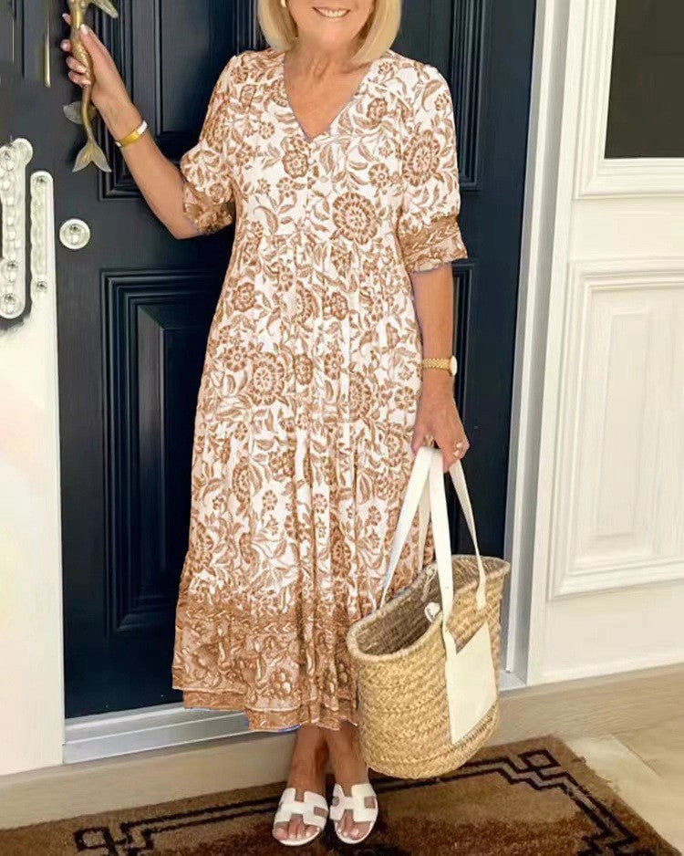 Carmela™ | Floral Elegante escote en V