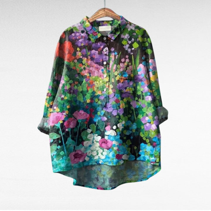 Mireva - Blusa vintage elegante
