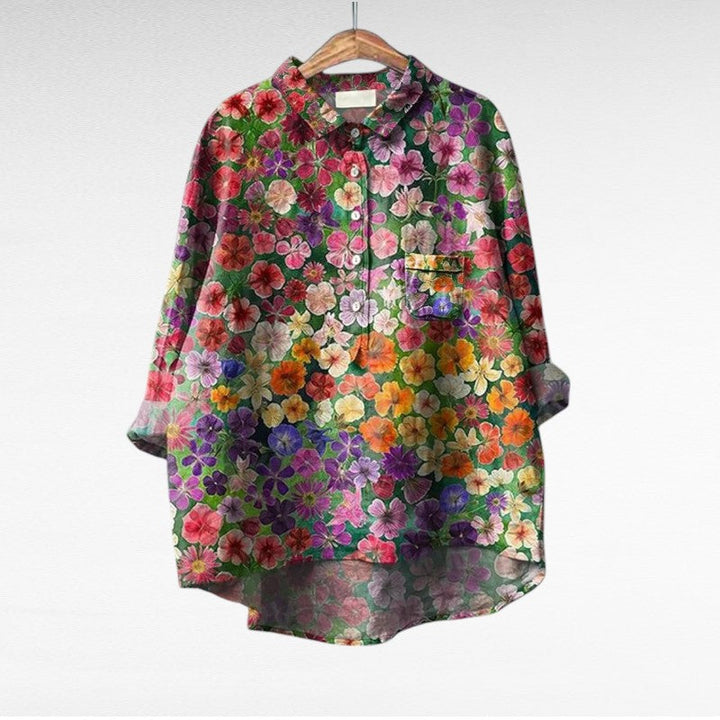 Mireva - Blusa vintage elegante