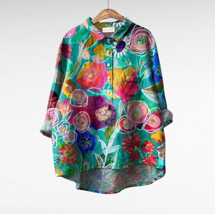 Mireva - Blusa vintage elegante