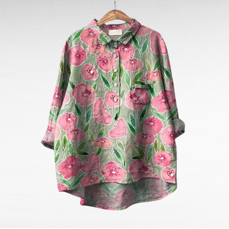 Mireva - Blusa vintage elegante
