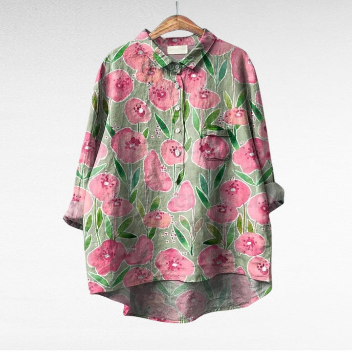 Mireva - Blusa vintage elegante