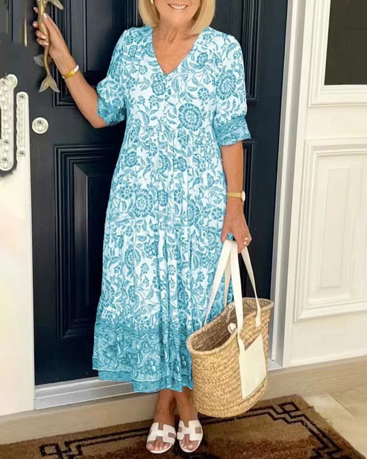 Carmela™ | Floral Elegante escote en V