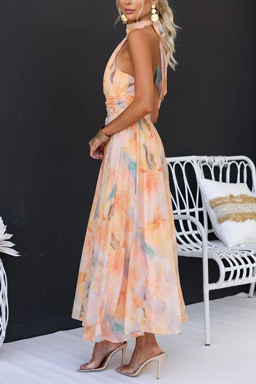 Natalia™ - Vestido Maxi con Estampado