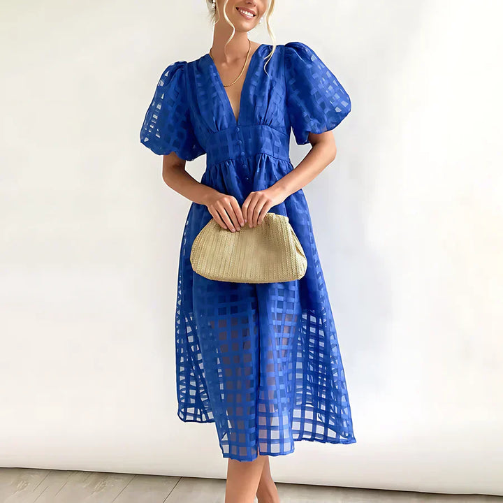 Sophia™ | Vestido midi romántico