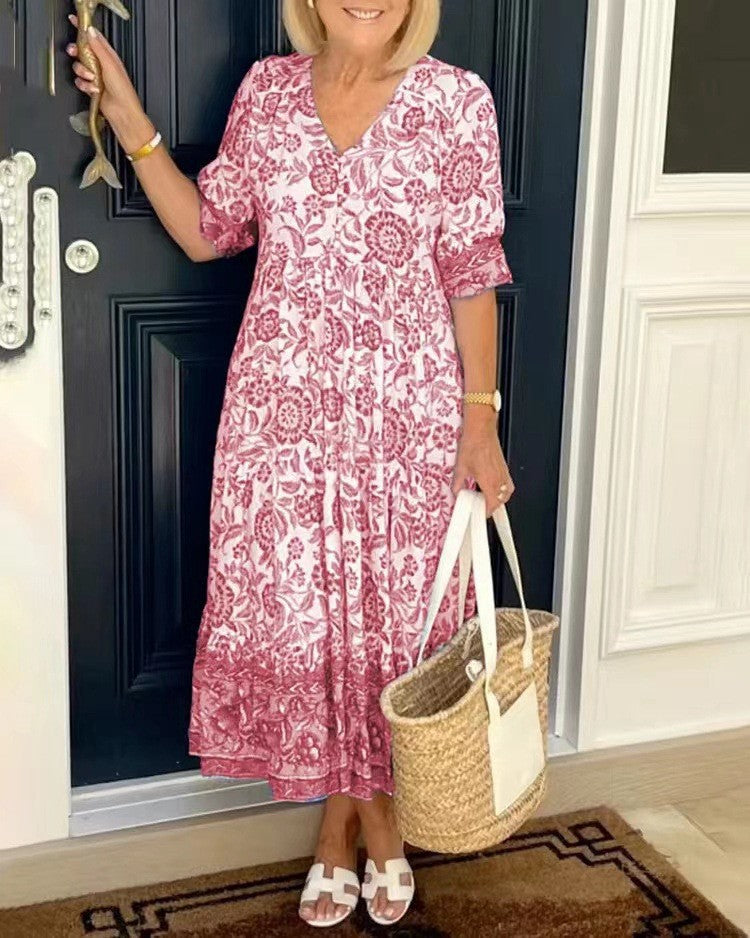 Carmela™ | Floral Elegante escote en V