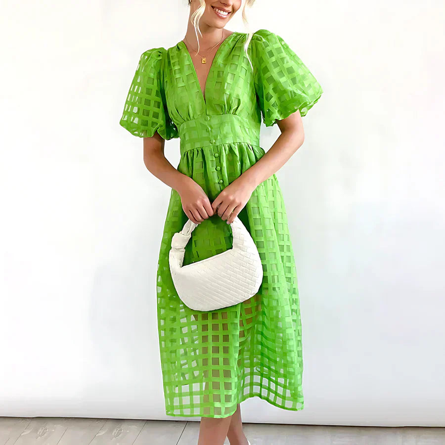 Sophia™ | Vestido midi romántico