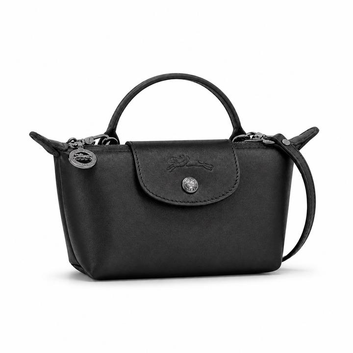 MINI BOLSO PARISIEN DE PIEL - NEGRO