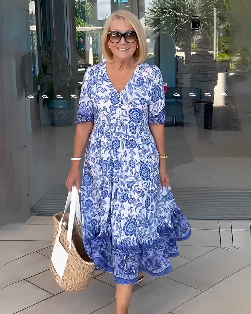 Carmela™ | Floral Elegante escote en V