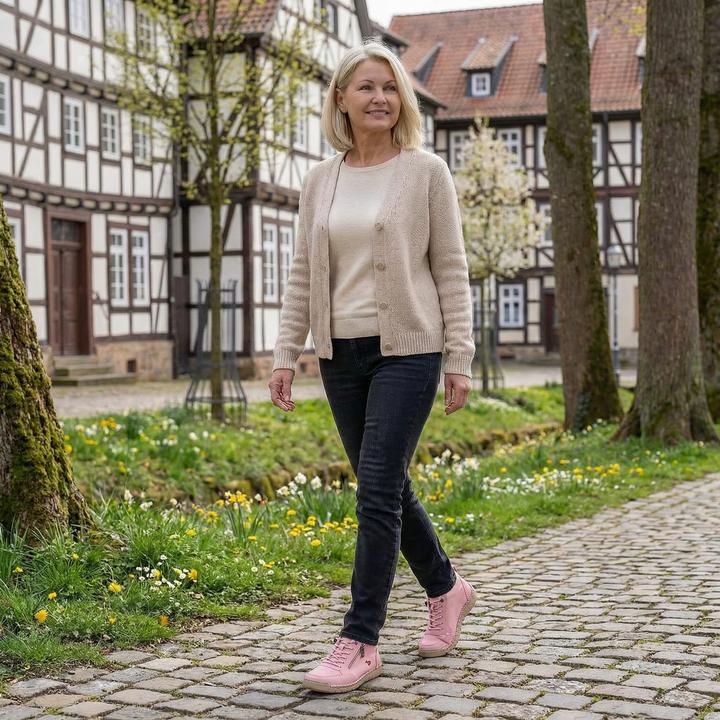 Mila | Zapatillas ortopédicas cómodas con cremallera