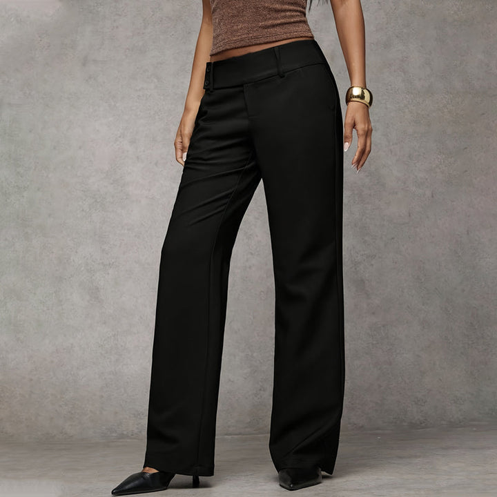 Pantalón de vestir acampanado para mujer